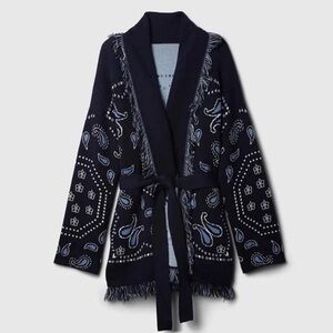 GAP Fringe Shawl Cardigan Size M/L